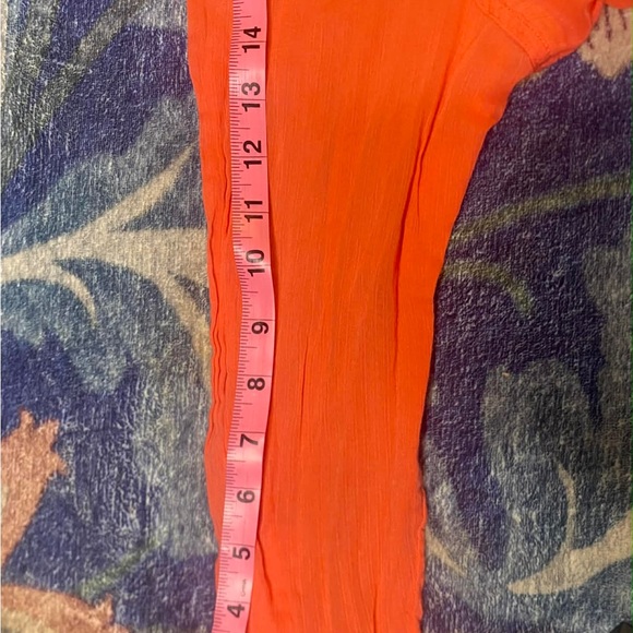 Liz Claiborne Orange 100% Cotton Button Down Shirt XL Coastal Preppy - Picture 6 of 7